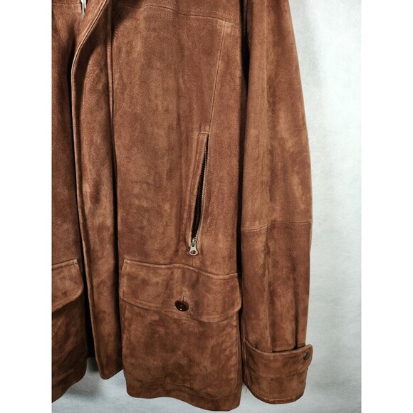 Orvis Rivington Suede Leather Jacket XXL Barn Coat MENS - Picture 4 of 16